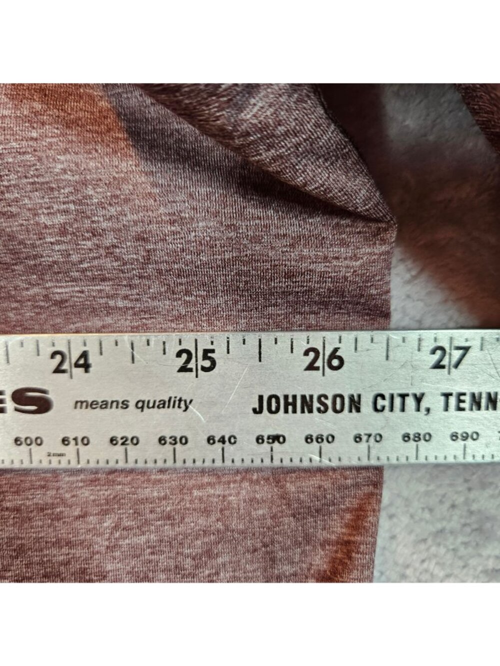 Duluth Trading Co Mens XL Polo Shirt Brown Heather Moisture Wicking golf office - Picture 3 of 13